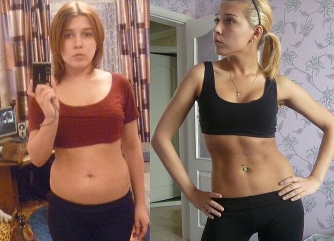 πριν και μετά από μια δίαιτα χωρίς υδατάνθρακες