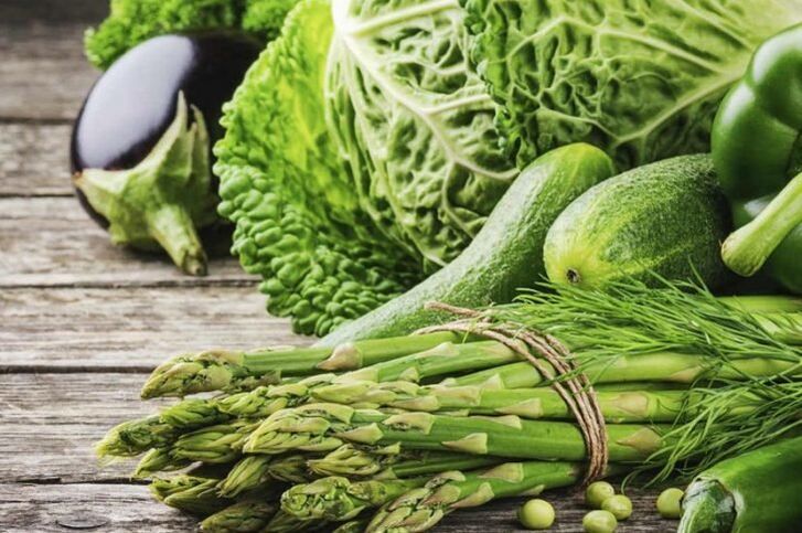 πράσινα λαχανικά για υποαλλεργική δίαιτα